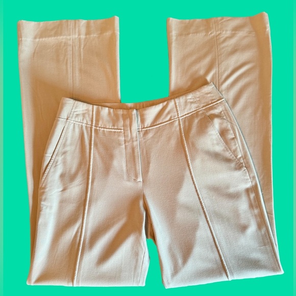 Dkny Pants - DKNY Cream Straight Leg Women's Pants